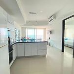 1PE-AL Apartamento de 1 alcoba frente al mar con Aire acondicionado, Piscina y Wifi