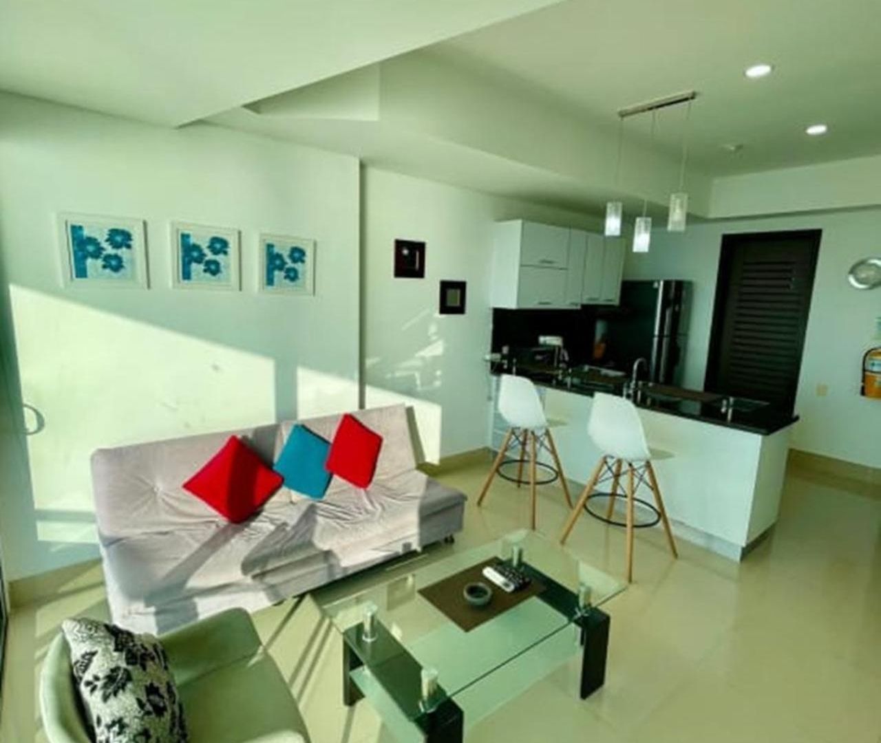 Apartamento 1pe-al De 1 Alcoba Frente Al Mar Con Aire Acondicionado, Piscina Y Wifi *