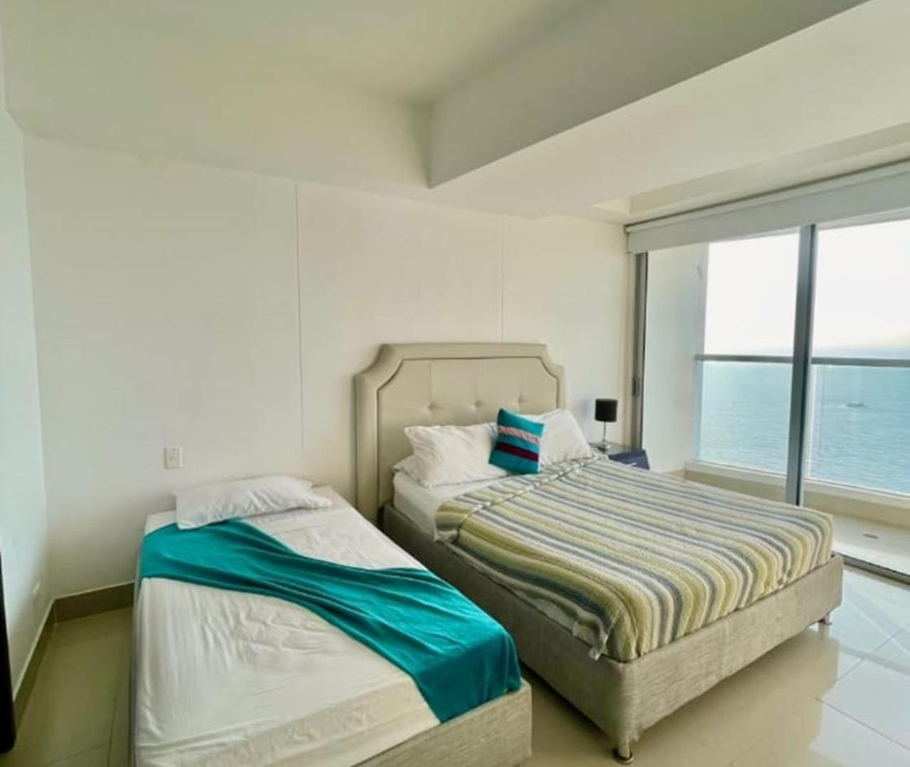 1pe-al De 1 Alcoba Frente Al Mar Con Aire Acondicionado, Piscina Y Wifi Cartagena
