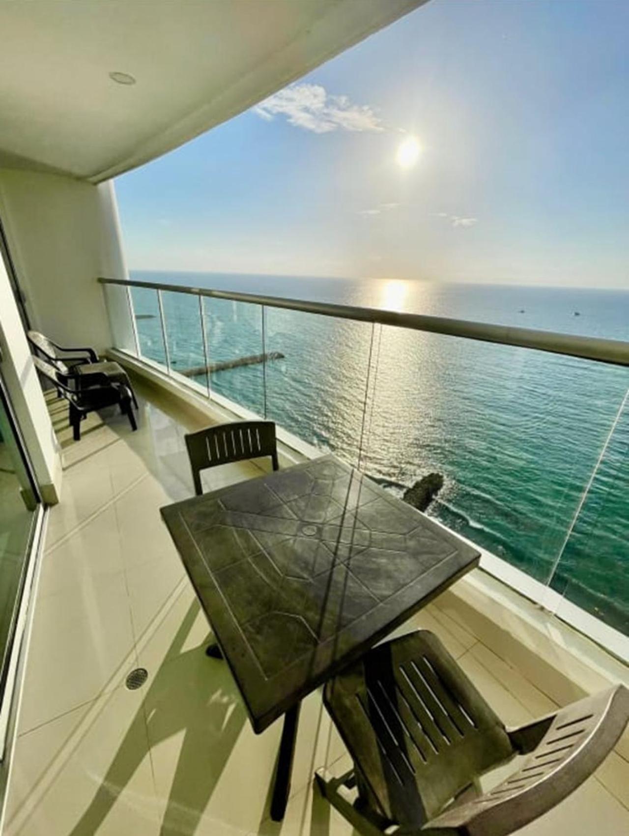 1pe-al De 1 Alcoba Frente Al Mar Con Aire Acondicionado, Piscina Y Wifi