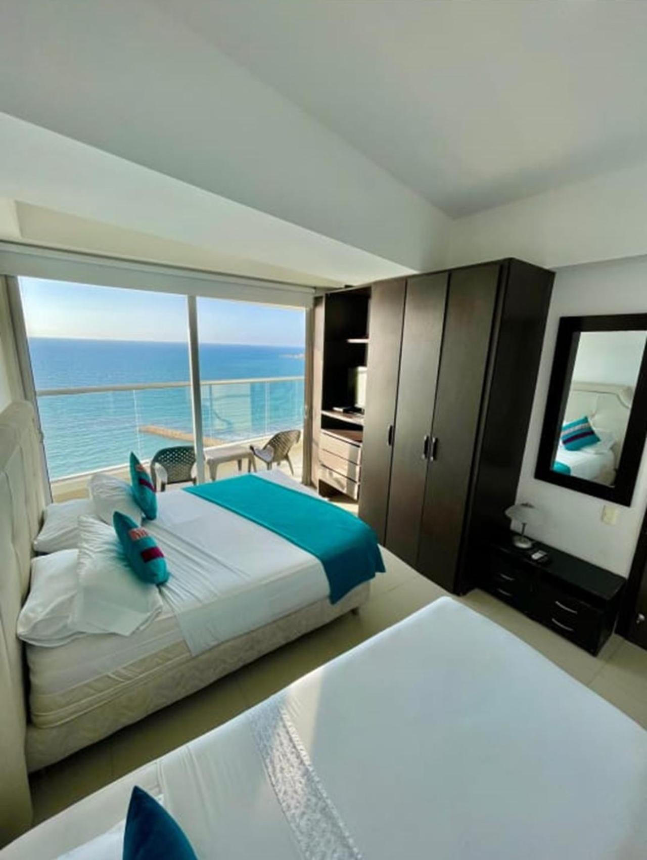 1pe-al De 1 Alcoba Frente Al Mar Con Aire Acondicionado, Piscina Y Wifi Apartamento Cartagena